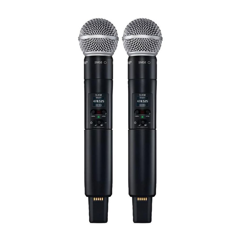 Shure sistema Inal&aacute;mbrico doble SLXD24D-SM58 de... image number null