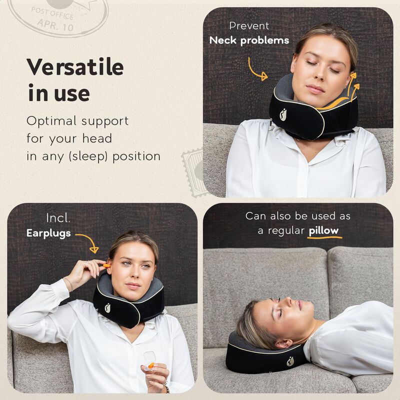Almohada De Viaje Travara Airplane Con Soporte ... image number null