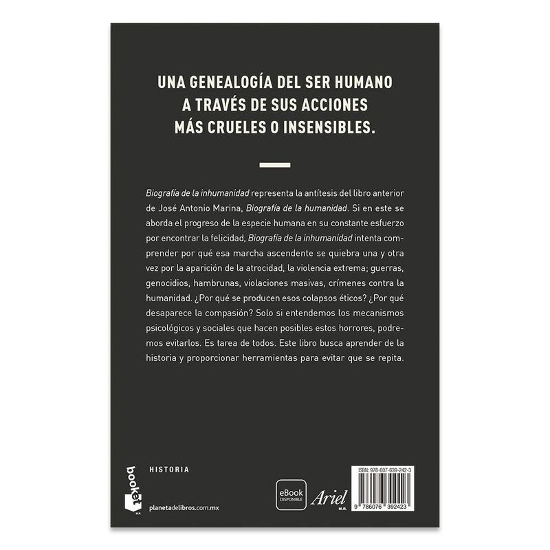 Biograf&iacute;a De La Inhumanidad, De Jos&eacute; Antonio Ma... image number null