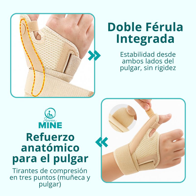 Mu&ntilde;equera Estabilizadora para Dedo Pulgar con D... image number null