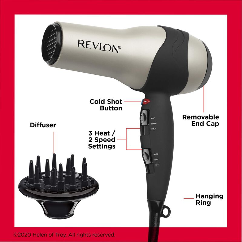 Secador De Pelo Revlon Turbo 1875w Ionic Con Re... image number null