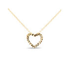 Dije Coraz&oacute;n Oro Amarillo 10k + Cadena | Bizzarro