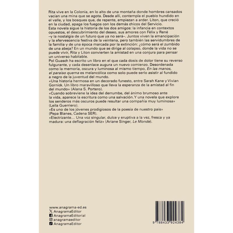 En las manos, el para&iacute;so quema image number null