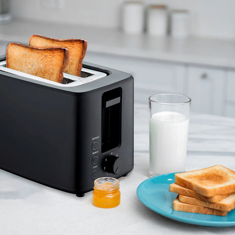 Tostador de Pan MasterChef 2 Rebanadas Negro MK... image number null