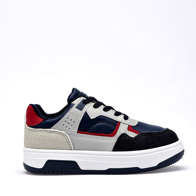 True Extreme tenis para ni&ntilde;o  marino gris cod 1... image number null