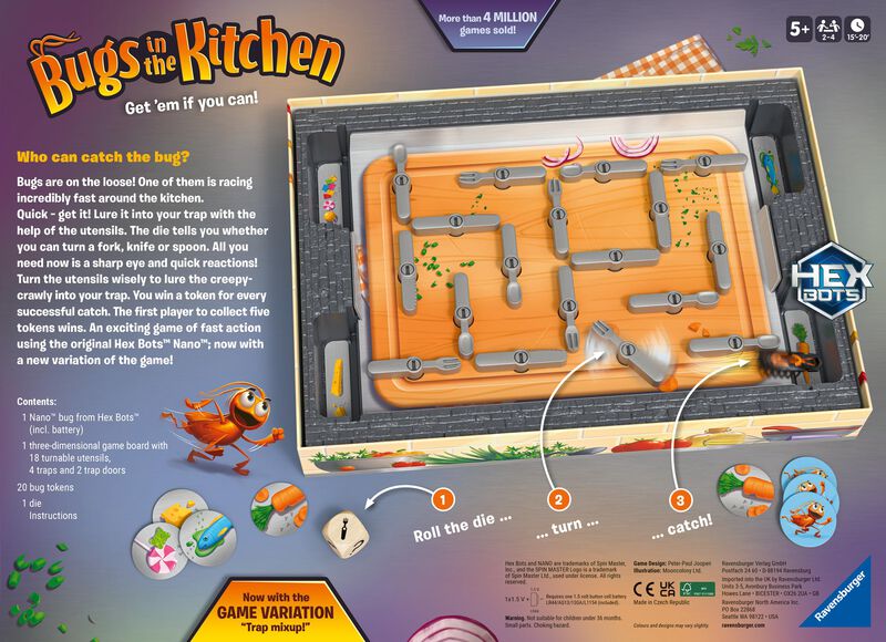 Juego De Mesa Ravensburger Bugs In The Kitchen ... image number null