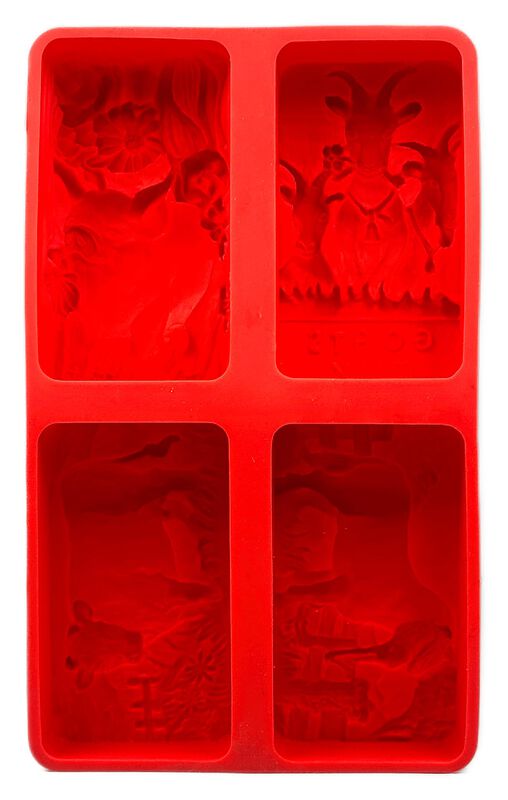 Molde De Silicona Artcraftmolds Con 4 Dise&ntilde;os P... image number null