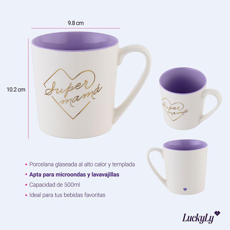 Taza Para Caf&eacute; Grande, Regalos Mam&aacute; Y Mujer Nav... image number null