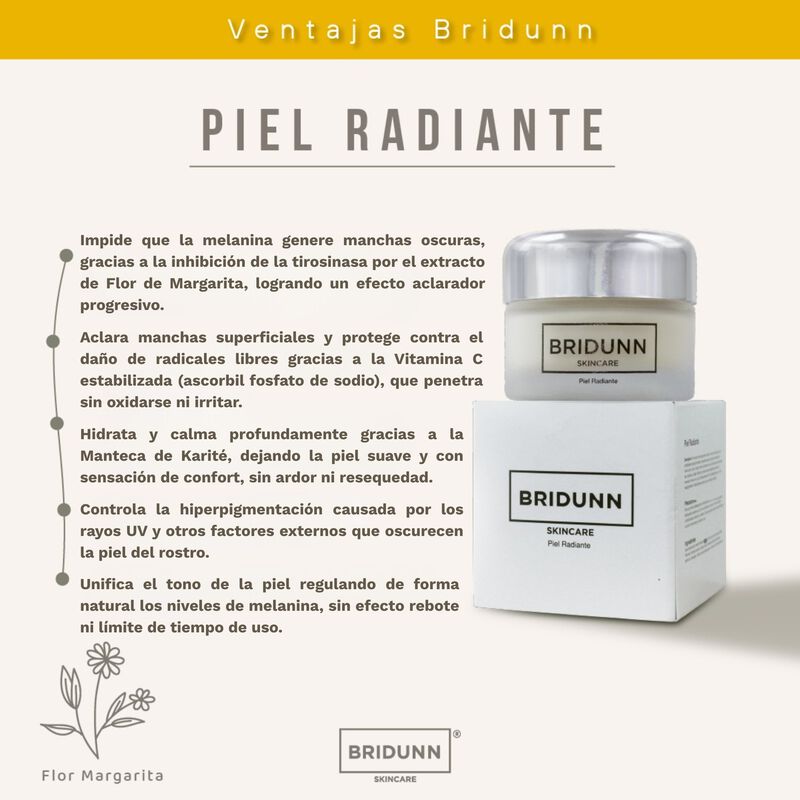 BRIDUNN SKINCARE Crema Despigmentante Facial An... image number null