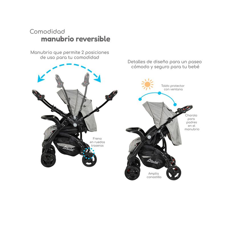 Travel System Elite D'bebe &mdash; Plegable Con Una M... image number null