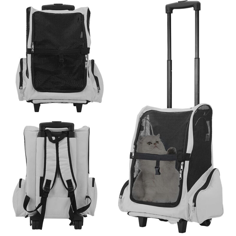 Transportadora Para Mascota Con Ruedas image number null