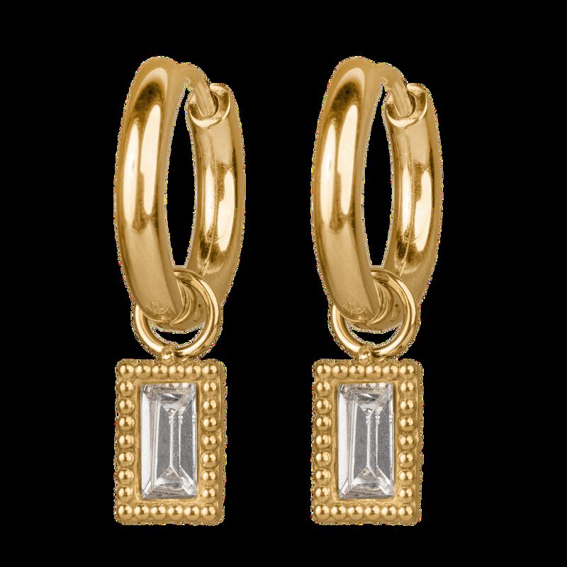 Aretes Caty Luckyly Set 3 En 1 Arracadas Y Char... image number null