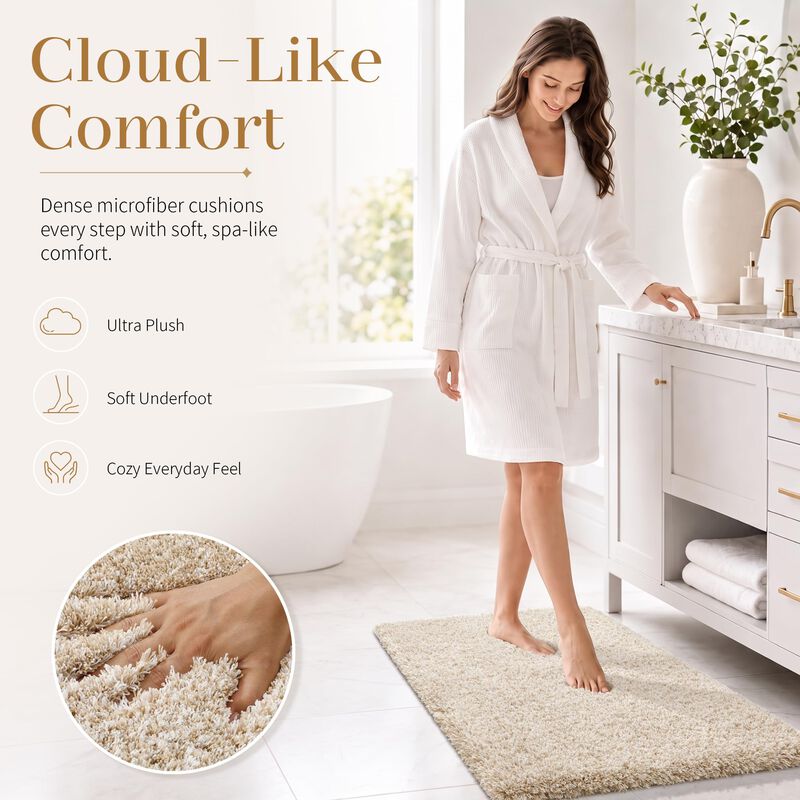 Alfombra De Ba&ntilde;o Yimobra 43 &times; 26 cm Lavable Ult... image number null