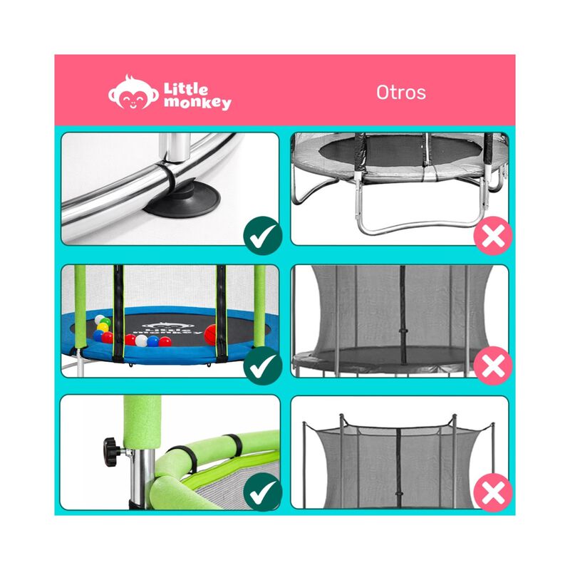 Trampolin Brincolin 142cm Infantil Multijuego B... image number null