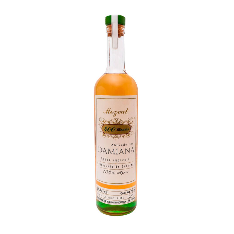 Mezcal 400 Voces Joven con Damiana 750ML image number null