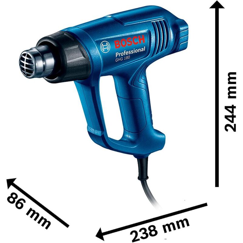 Pistola De Calor Bosch Ghg180 1600w Profesional image number null