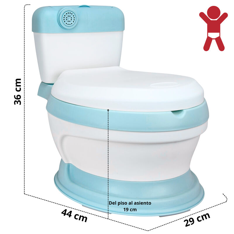 Baño Entrenador para Niños con Sonido Asiento A... image number null