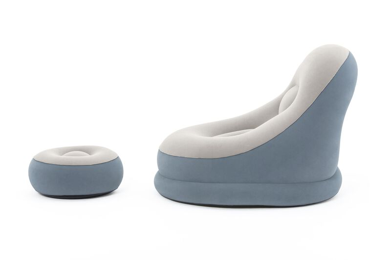 Sill&oacute;n Inflable Set con Descanso 1.21X1.00X.86c... image number null