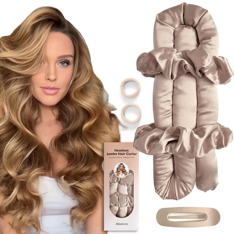 Set De Rizadores De Pelo Jumbo Heatless Blinkee... image number null