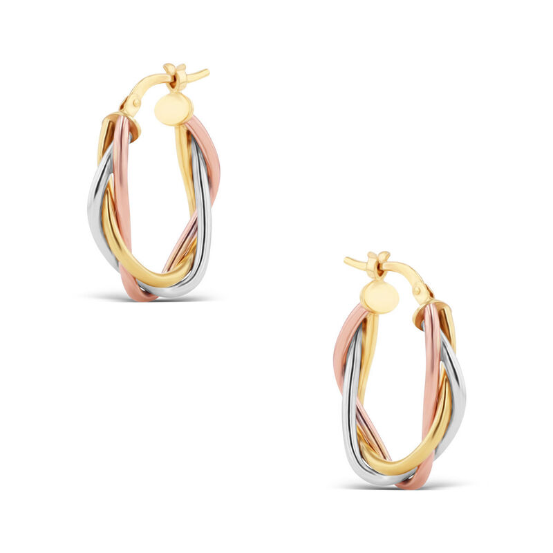 Arracadas Oro Florentino 10k 17x11mm | Bizzarro image number null