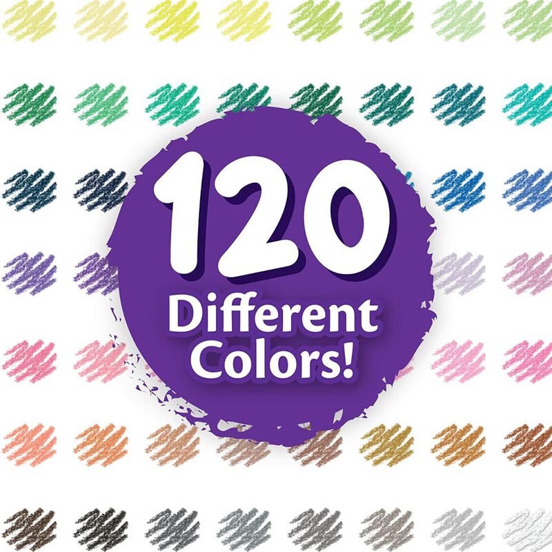Juego De L&aacute;pices De Colores Crayola De 120 Unid... image number null