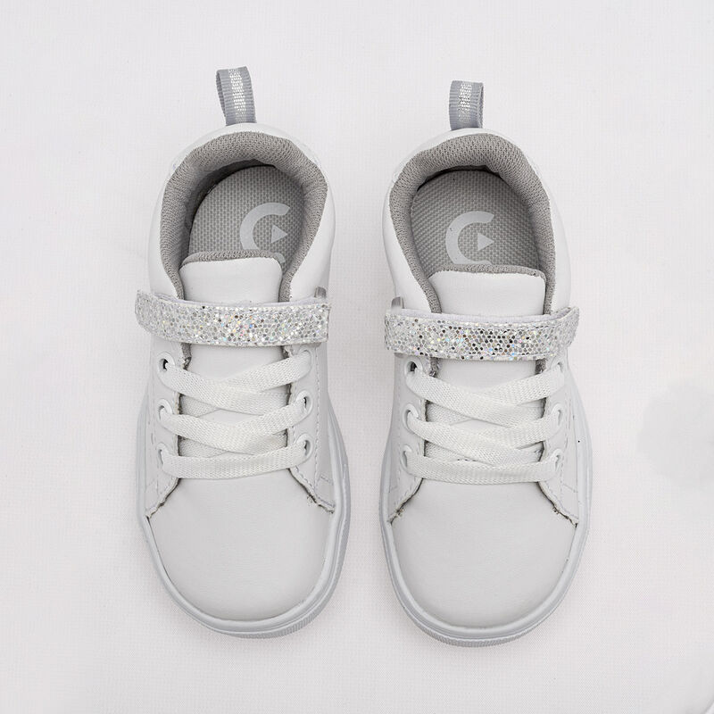 C>libre Tenis Para Preescolar Ni&ntilde;a Blanco Plata... image number null