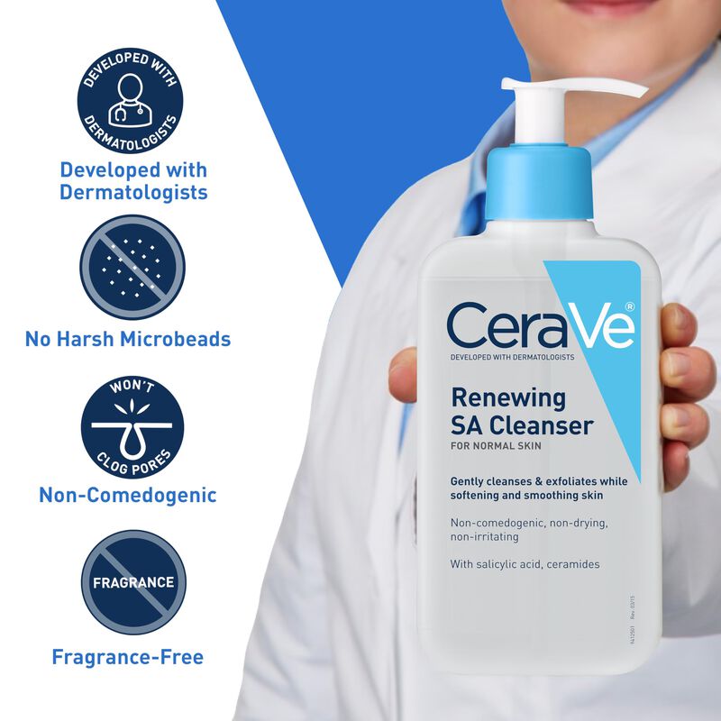 Limpiador Cerave Sa Con &Aacute;cido Salic&iacute;lico Y &Aacute;cid... image number null