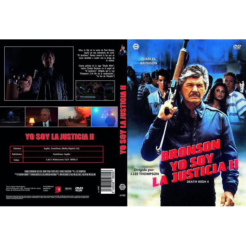 Yo Soy la Justicia II 1987 DVD Death Wish 4: Th... image number null