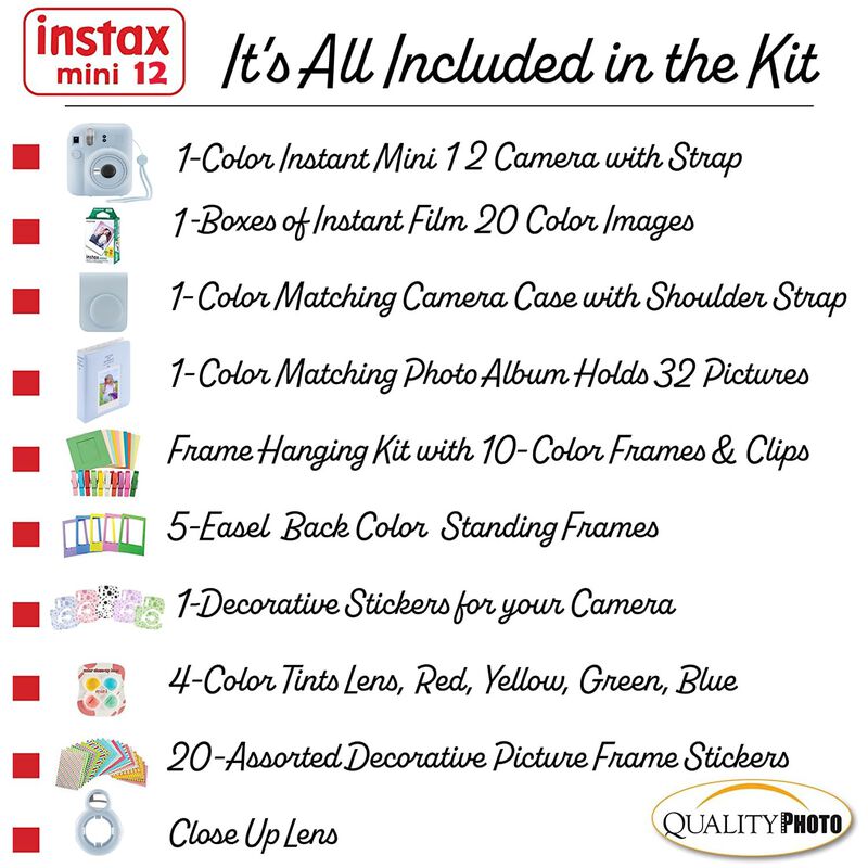 C&aacute;mara Instant&aacute;nea Fujifilm Instax Mini 12 Con ... image number null