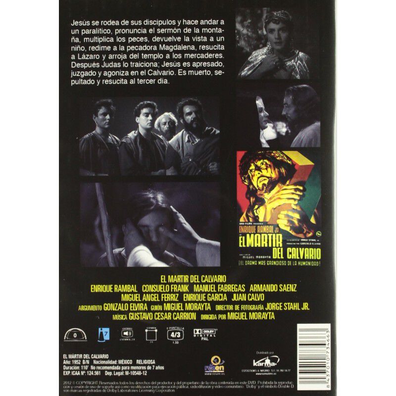 El M&aacute;rtir del Calvario [DVD] (1952) image number null