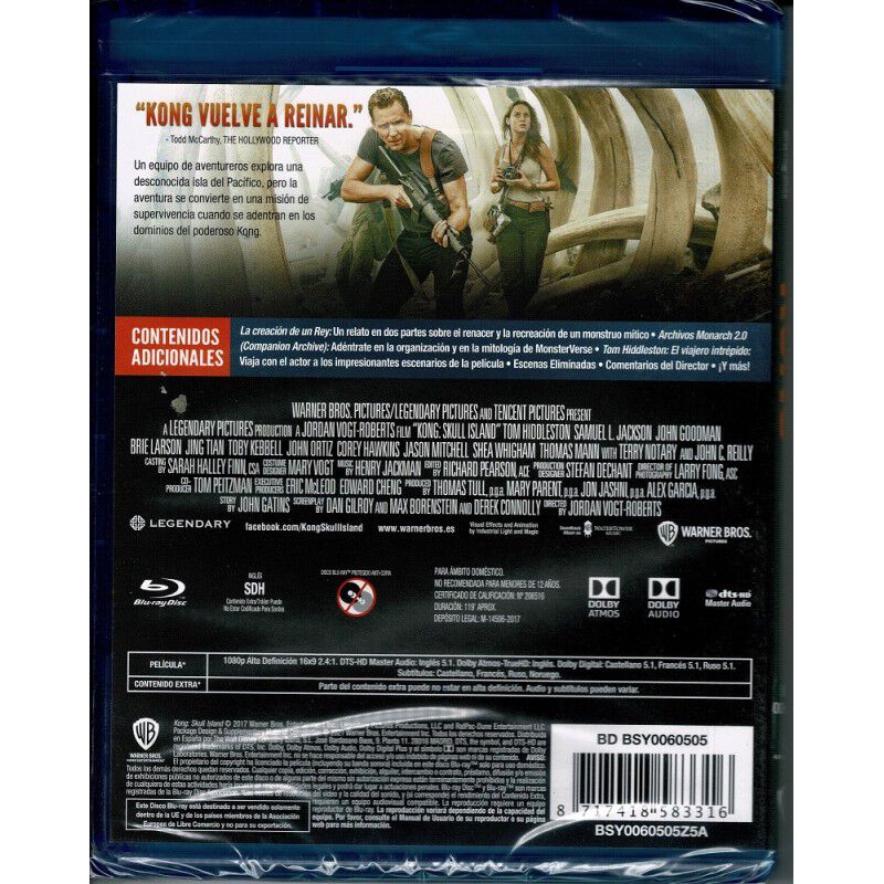 Kong: La Isla Calavera [blu-ray] image number null