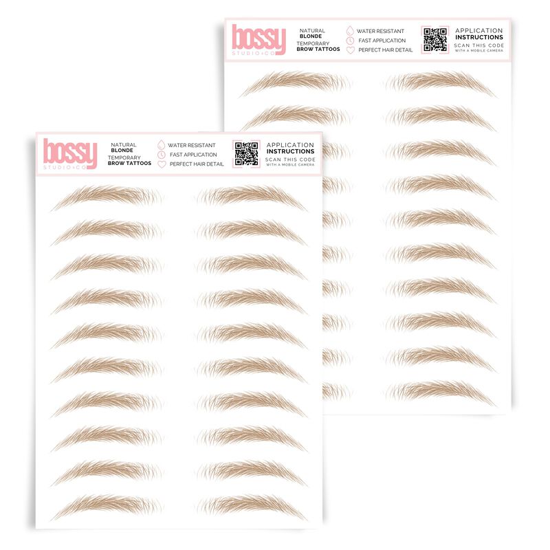 Tatuajes Temporales De Cejas Brows By Bossy &ndash; P... image number null