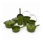 Bater&iacute;a De Cocina Prodesa S&uacute;per Cl&aacute;sica 12 Piezas Verde