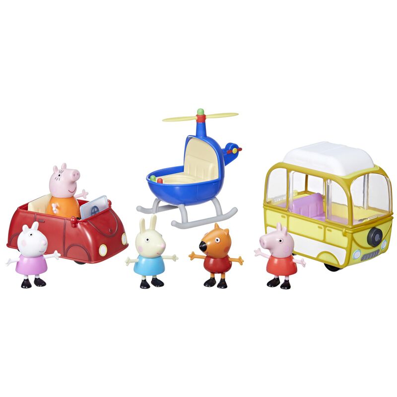 Playset Peppa Pig Peppa's Little Vehicle Con He... image number null