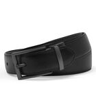 Cintur&oacute;n Steve Madden Vestido Casual De Cuero Negro/marr&oacute;n Para Hombre