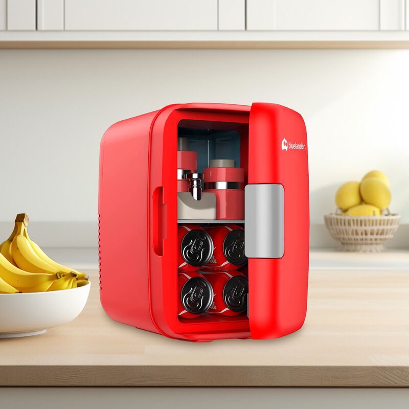 Mini Refrigerador Frigobar Rojo Multifuncional ... image number null