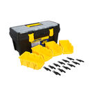 Juego de cajas portaherramientas pl&aacute;sticas, 6 piezas Surtek
