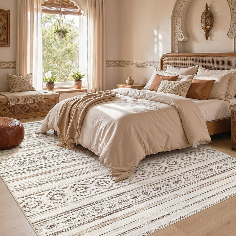 Alfombra Cotiled 152 cm x 244 cm Boho Lavable E... image number null