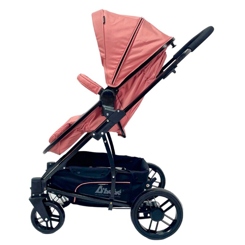 Carriola D'Bebé Travel System Crown Rosa END15 image number null