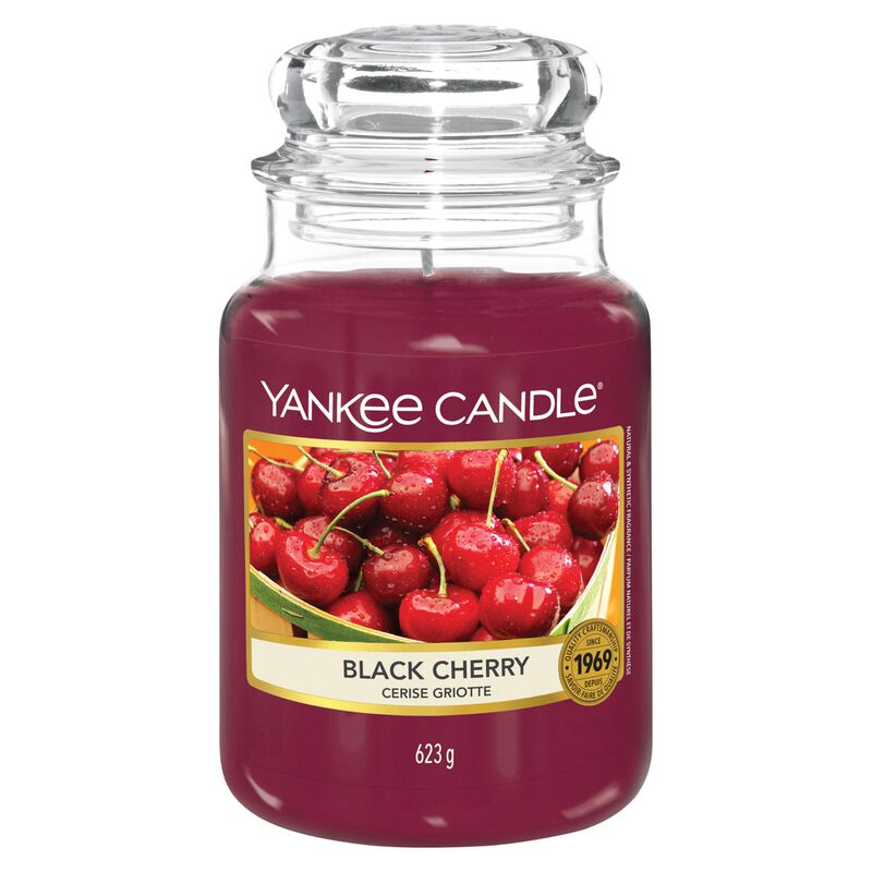 Candle Yankee Candle Con Aroma A Cereza Negra, ... image number null