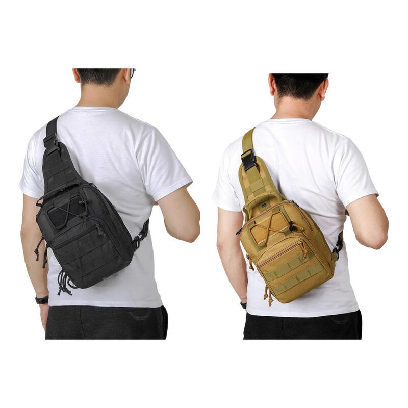 Pechera T&aacute;ctica Camuflaje Khaki Impermeable image number null