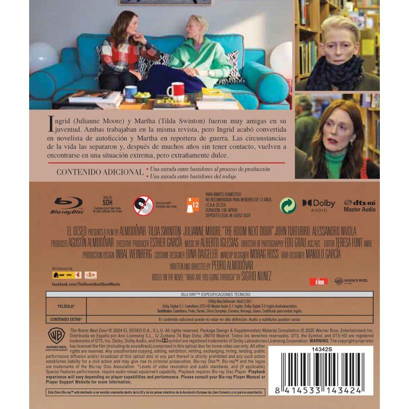 La Habitaci&oacute;n de al Lado [Blu-ray] (2024) image number null