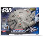 Figura Nave Halc&oacute;n Milenario Con Luz Y Sonido Star Wars Micro Galaxy Squadron 25 cms