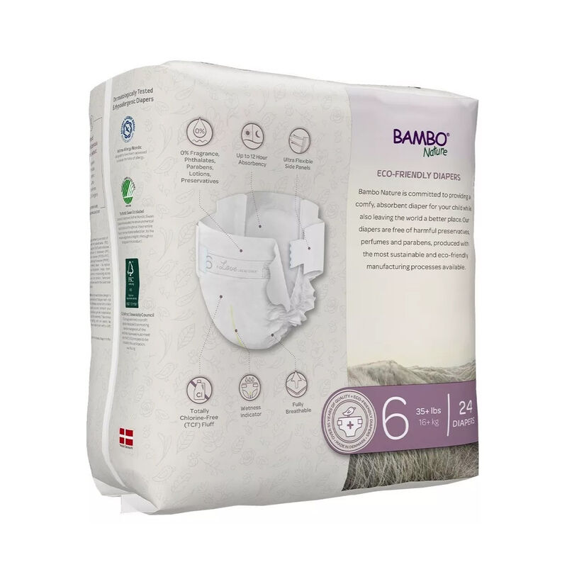 Pañales Bambo Nature Dream 144pz Talla 6 image number null
