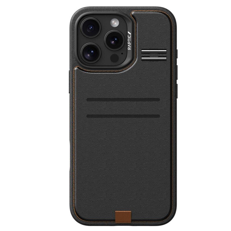 Funda Raptic Cartera Para Iphone 16 Pro Negra W... image number null