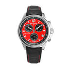Reloj Nivada MoonMaster Cab Ac/Piel Chr Cal Al 4 Rojo Arab