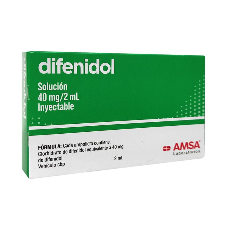 Difenidol 40 Mg/ 2 Ml 2 Ampolleta image number null