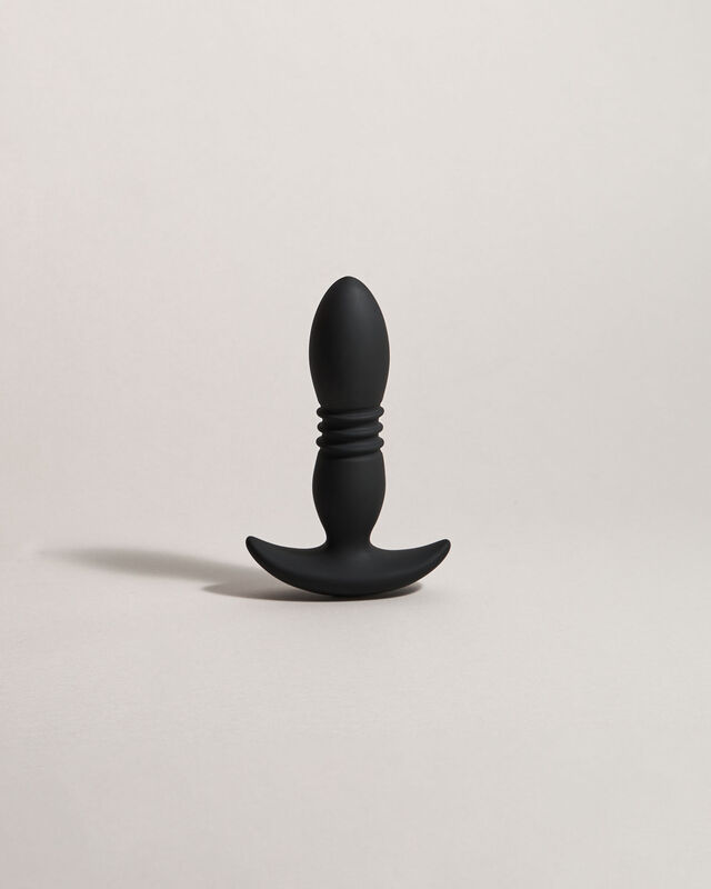 Plug Anal Alex Vibrador Telesc&oacute;pico Negro image number null