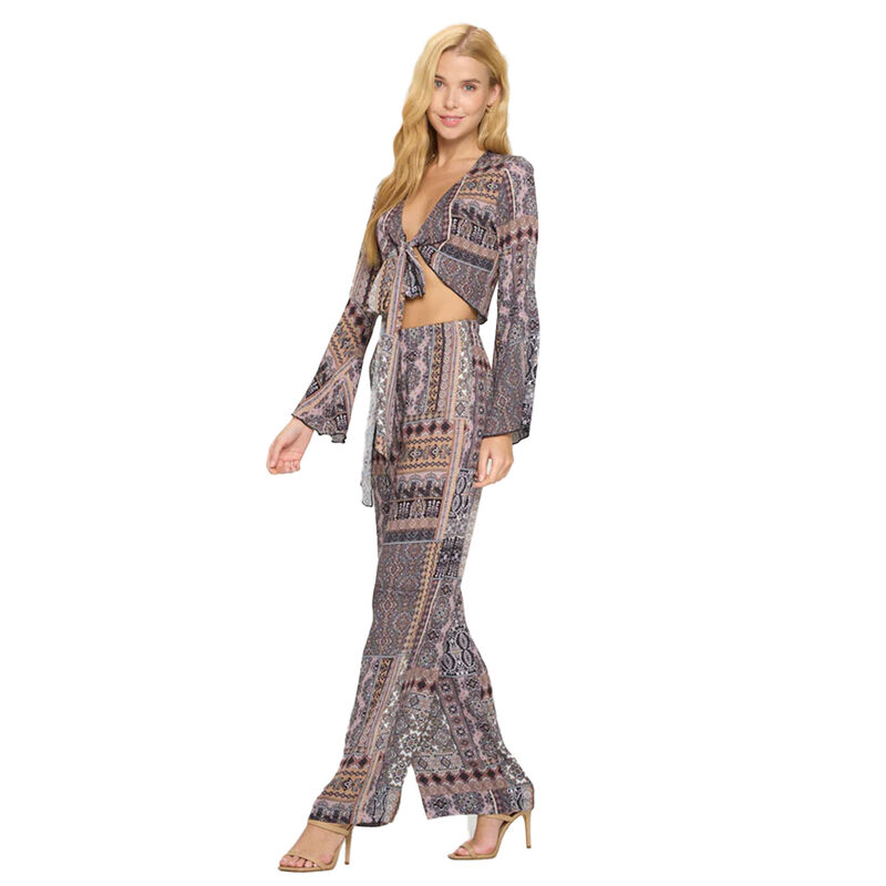 Palazzo Ligero con top corto al Frente y moño c... image number null