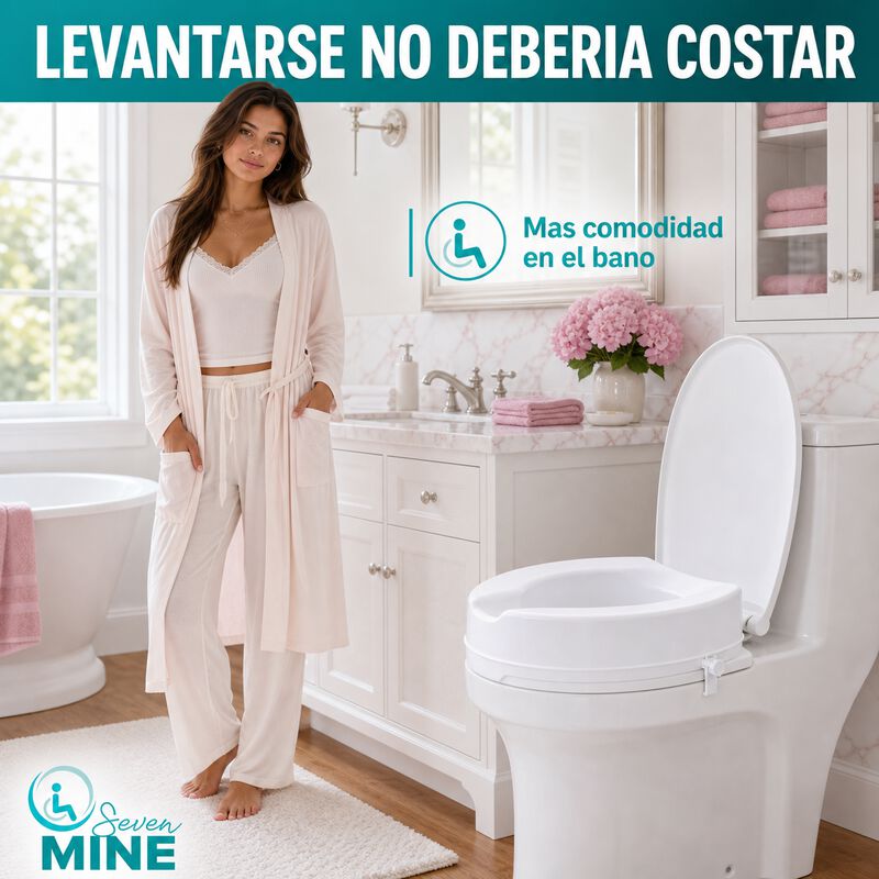Incremento Aumento de Asiento para Ba&ntilde;o con Tap... image number null